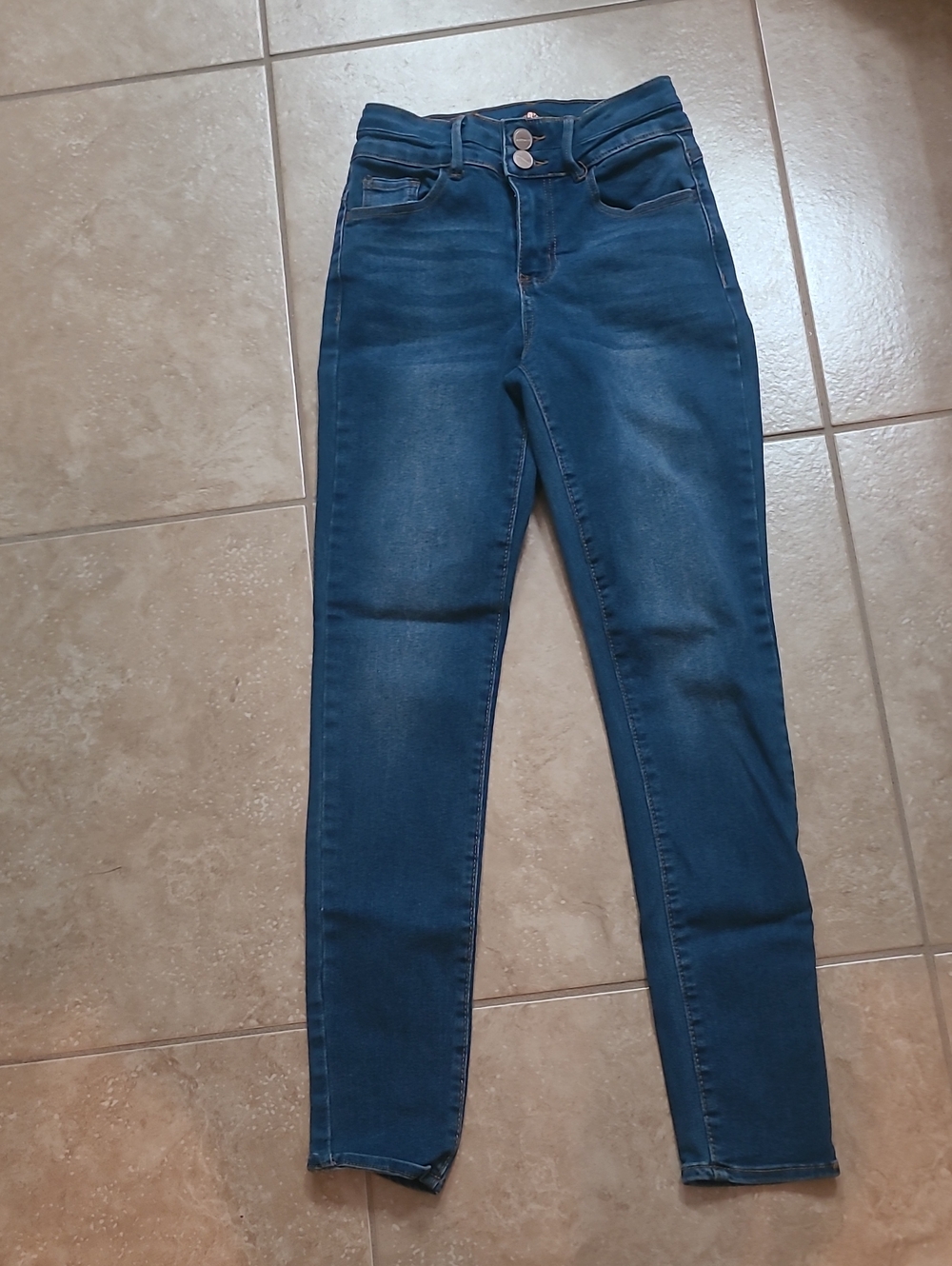 Dollhouse Dark Blue High-Rise Skinny Jeans